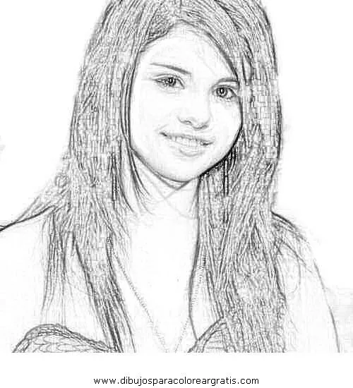 Free coloring pages of justin bieber y selena