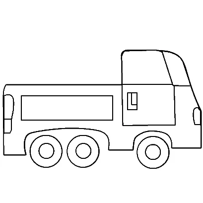 Free coloring pages of lorry pictures