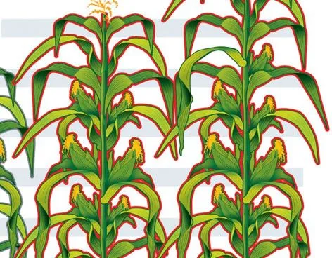 plantas de maiz - Vía Orgánica