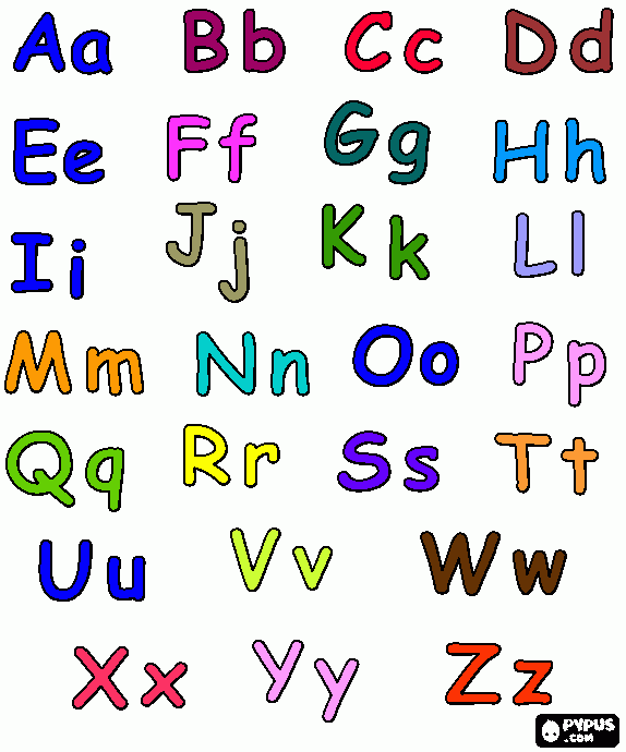Free coloring pages of las vocales en minuscula