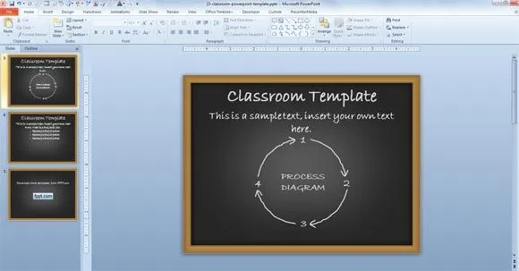 Free Educational PowerPoint Theme for Presentations in the ...