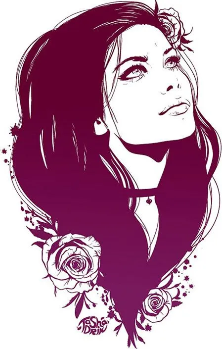 Free Floral Girl vector Graphics - Free Vector Site | Download ...