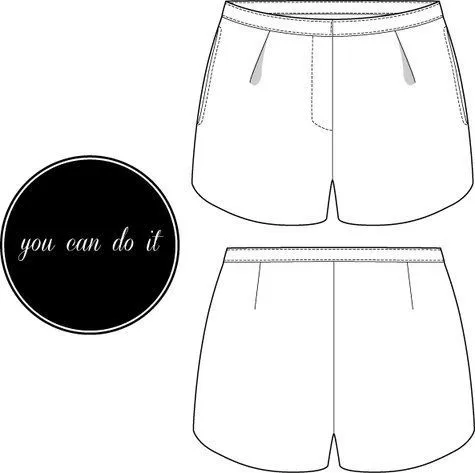 Free lined shorts pattern - will use lace! | Sew-pants n shorts ...