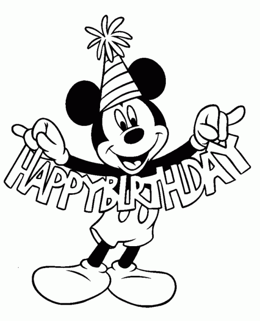 free minnie mouse printables | Mickey Mouse Disney Happy Birthday ...