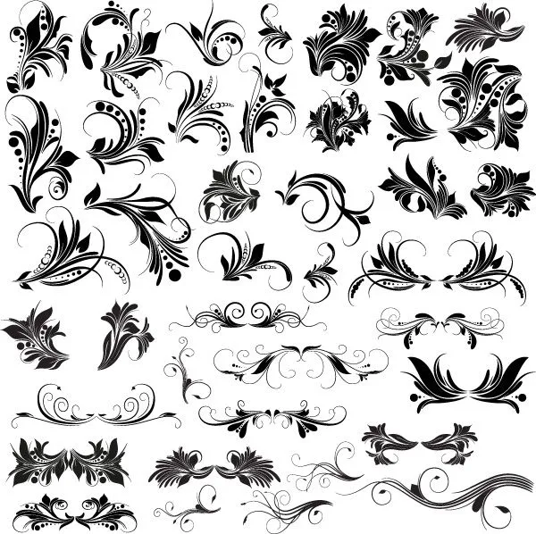 Floral Vectors, Brushes, PNG, Shapes & Pictures | Free Photoshop