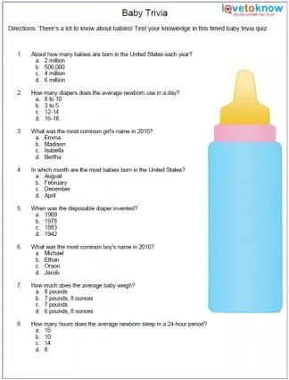 baby shower quiz ideas - Baby Shower Decoration Ideas