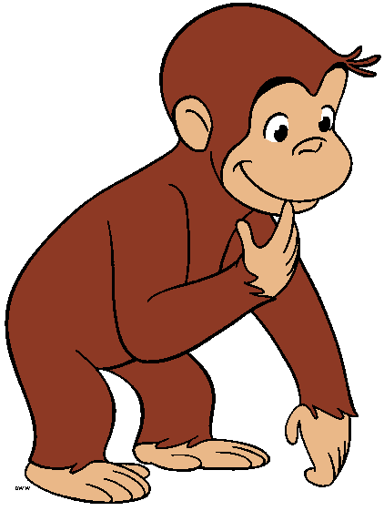 Free Printable Monkey Clip Art | Curious George Clipart - Quality ...