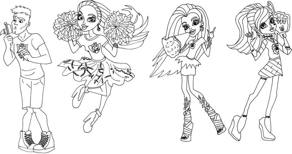 Free Printable Monster High Coloring Pages: December 2013