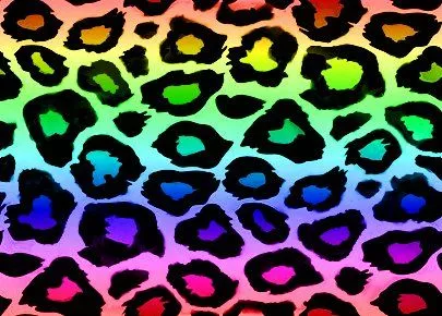 Free Rainbow Leopard Print Background | Twitter Backgrounds ...
