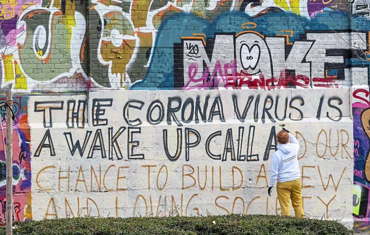 De los frescos de Lascaux a los graffitis de hoy inspirados en la pandemia