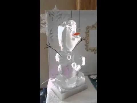 Frozen Olaf Fiesta Temática Infantil Figuras de Hielo - YouTube