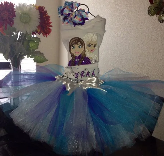 frozen tutu** on Pinterest | Frozen Tutu, Frozen Birthday Outfit ...