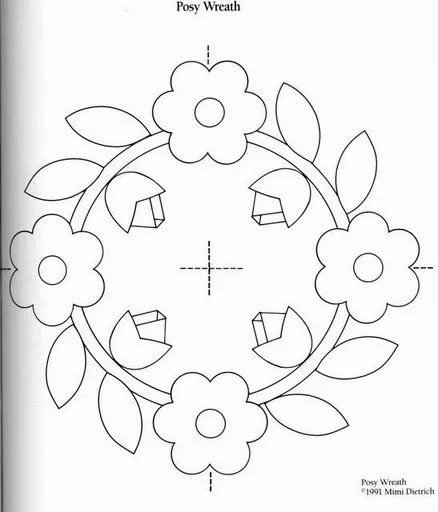 Dibujos para bordados flores - Imagui