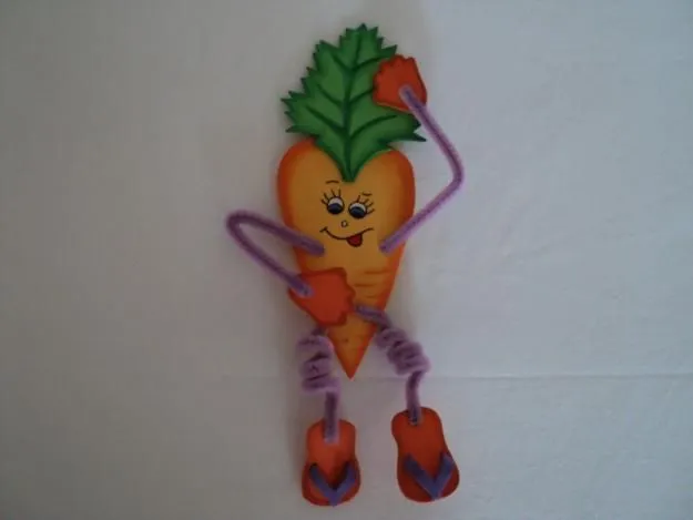 Figuras de frutas con fomi - Imagui