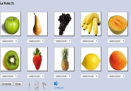Frutas y nombre de las frutas en español - Imagui