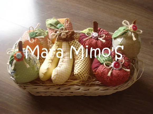 Frutas de patchwork | Mara Mimos | Elo7