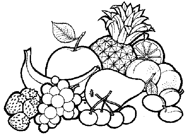 Www.imagenes de frutas y verduras para colorear - Imagui