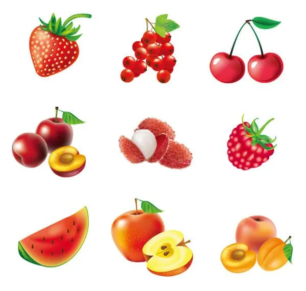 Dibujo de frutas y vegetales - Imagui