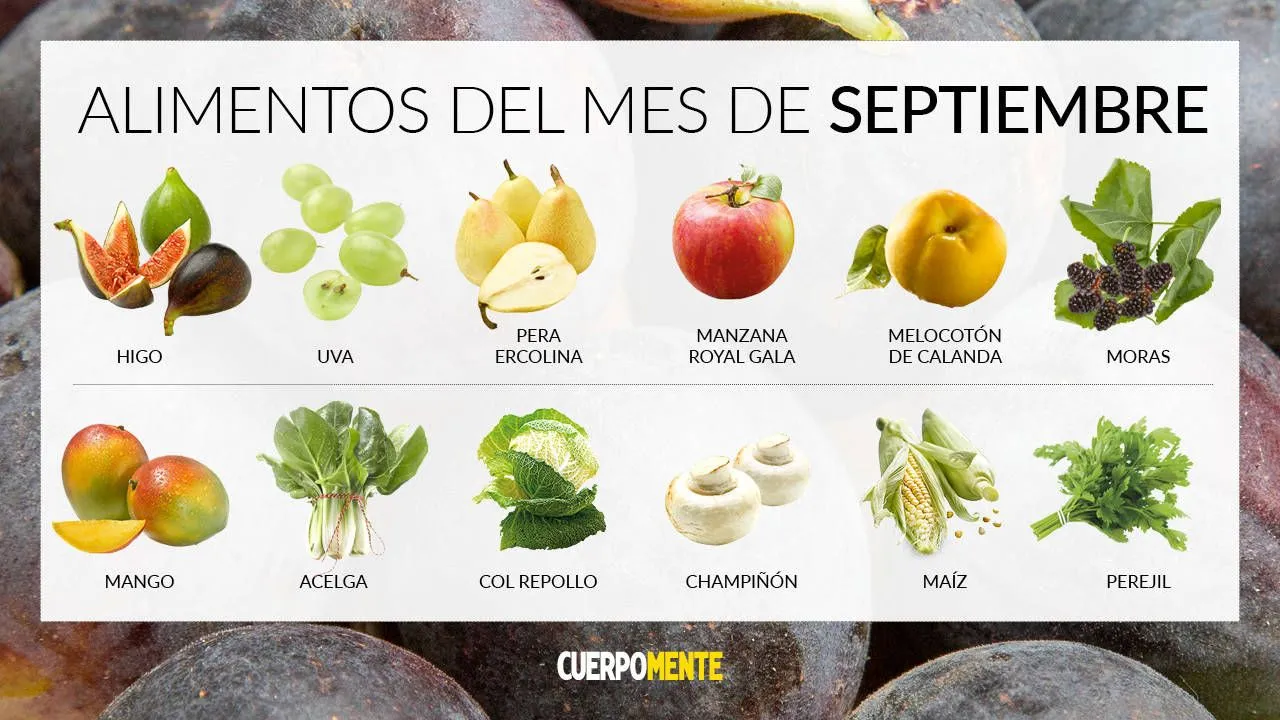 Frutas y verduras de temporada: septiembre