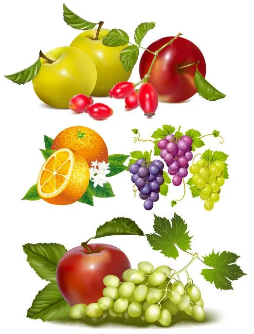 Fruto de palabras clave; uvas; naranjas; fresa; Apple; verduras ...