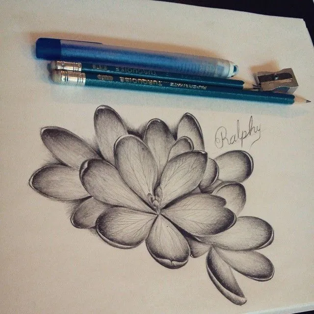 Eso fué lo que salió — Mas flores #drawing #draw #dibujo #dibujando...
