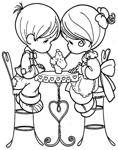 Fun Coloring Pages: loving couple precious moments coloring pages ...