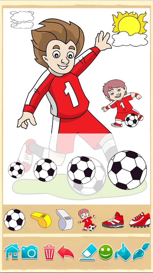 Fútbol: juego niños colorear - Aplicaciones Android en Google Play