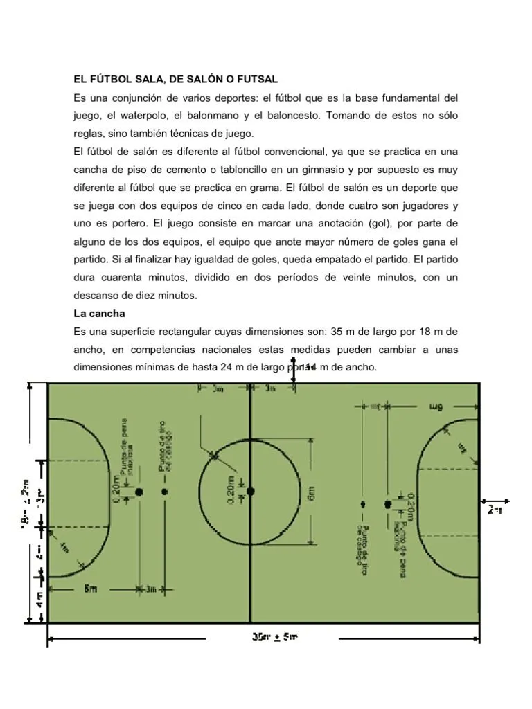 El Fútbol Sala | PDF | Asociación de Futbol | Defensor (Asociación de  Fútbol)