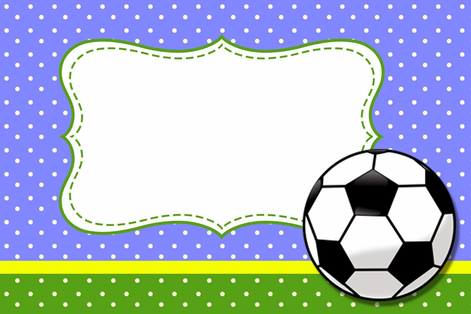 Fútbol: Tarjetas o Invitaciones para Imprimir Gratis. | Ideas y ...