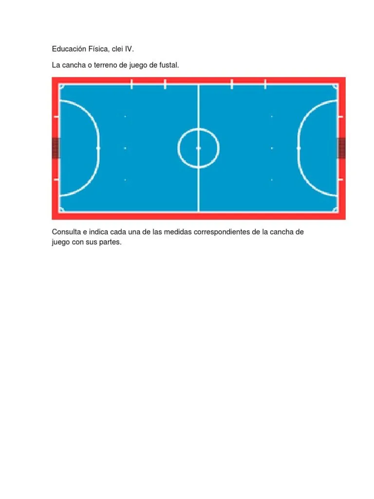 Futsal Medidas | PDF | Asociación de Futbol | Juegos de pelota