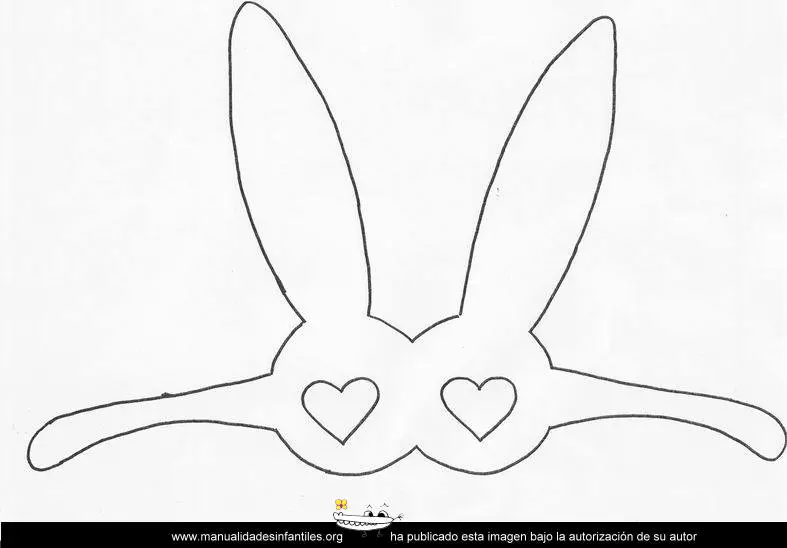 Gafas de Conejo de Pascua -Manualidades Infantiles
