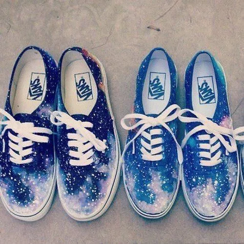 galaxy vans shoes | Tumblr