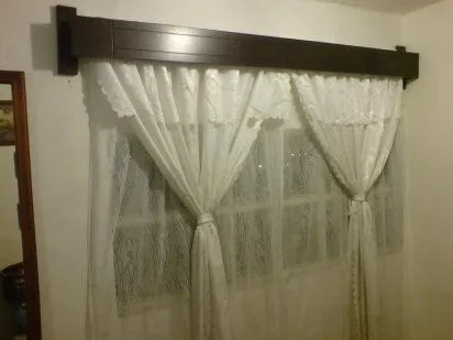 Como hacer una galeria para cortinas - Imagui