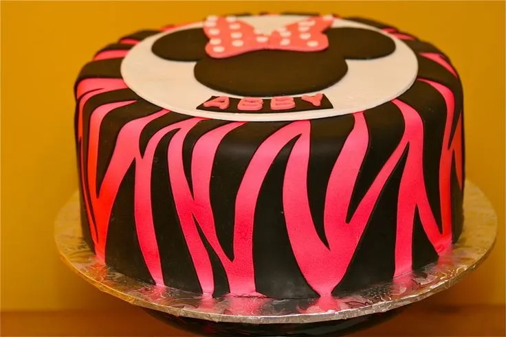 Galería de pasteles de Minnie Mouse: ¡Especial Cebra! Selección de ...