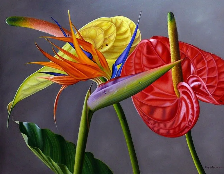 Galería de pinturas de flores | Arte Pinturas al Óleo