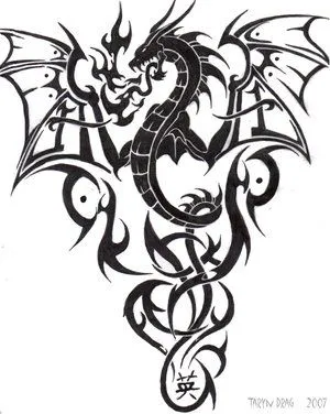 Gallery Tattoo Shared: tribal dragon tattoo gallery Gallery Tattoo Shared: tribal dragon tattoo gallery