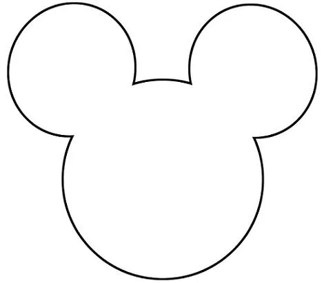 Moldes para hacer orejas de Mickey Mouse - Imagui