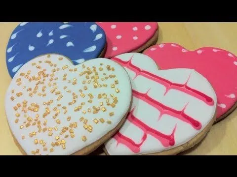 Galletas decoradas con glaseado real - YouTube Galletas decoradas con glaseado real - YouTube
