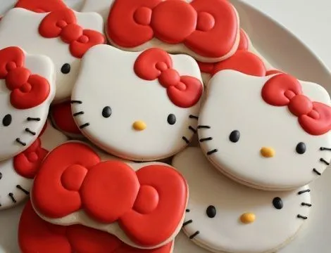 Galletas Hello Kitty decoradas