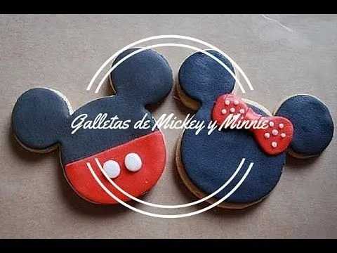 Galletas Mickey Mouse - YouTube