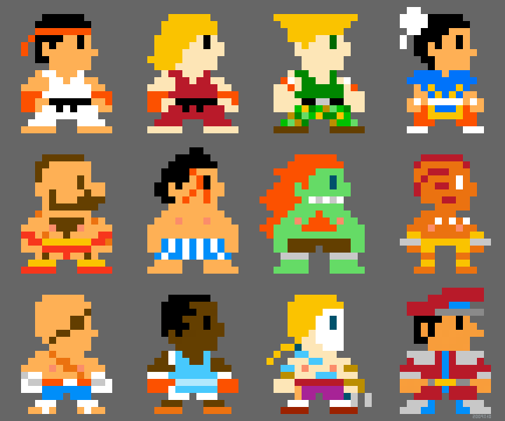 Gamers Up: Street Fighter 8 bits
