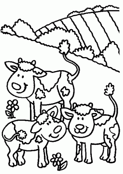 ganado vacuno Colouring Pages (page 2)