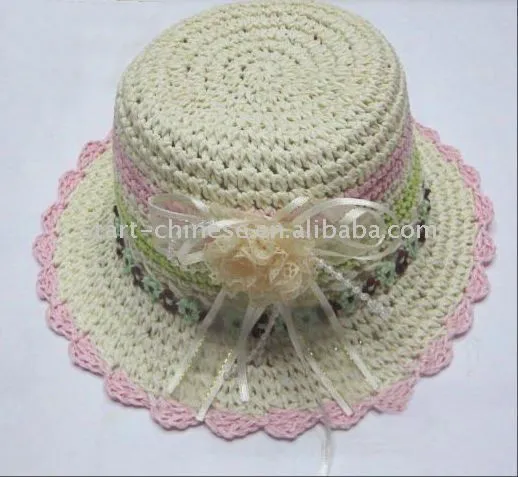 How to sombreritos en crochet para niñas - Imagui