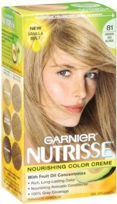 Garnier Nutrisse Nourishing Color Crème, 81 Medium Ash Blonde | eBay