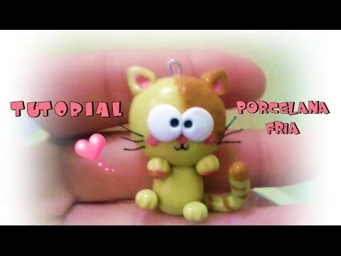 gatito de PORCELANA FRIA... Tutorial...= ^ - ^ = - YouTube
