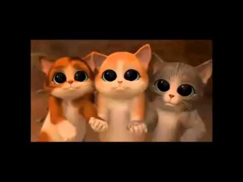 Gato con Botas La Batalla de Ojos - YouTube