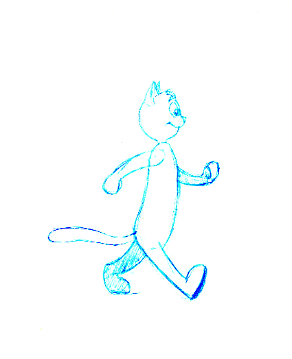 Gato Caminando -animacion- by kennydalman on DeviantArt