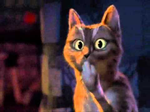 Gato sorprendido - Gato Con Botas la película - YouTube
