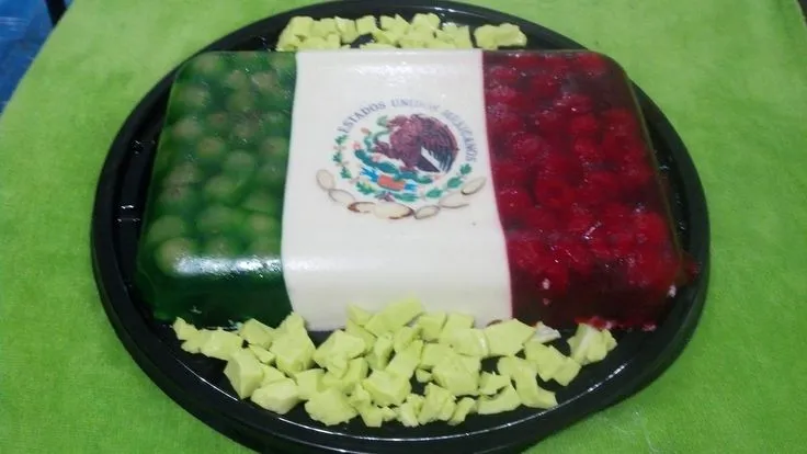 Una gelatina alusiva a nuestras fiestas patrias (mexicanas ...