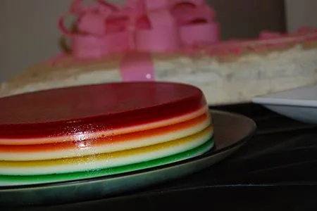Como hacer gelatina de colores con foto - Imagui